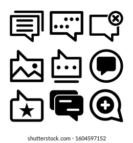 message icon isolated sign symbol vector illustration - Collection of high quality black style vector icons
