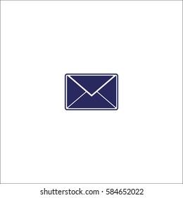Message icon isolated sign symbol. Flat Vector illustration.