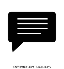 message icon isolated vector illustration