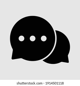 message icon isolated vector illustration