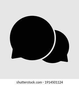 ilustración vectorial aislada de icono de mensaje