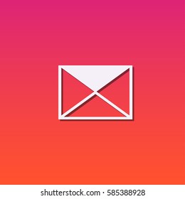 Message icon. Letter vector