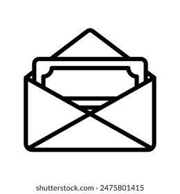 message icon line vector design illustration template