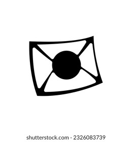 message icon logo design template