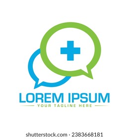 Diseño de logotipo de icono de mensaje Diseño de logotipo único y moderno