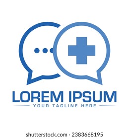 Diseño de logotipo de icono de mensaje Diseño de logotipo único y moderno