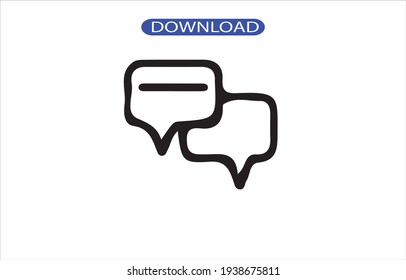 icono de mensaje o logotipo de alta resolución