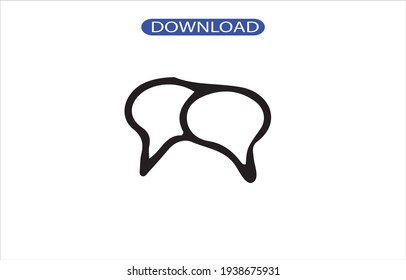 message icon or logo high resolution