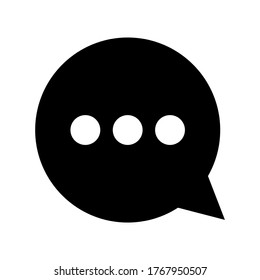 message icon or logo isolated sign symbol vector illustration - high quality black style vector icons
