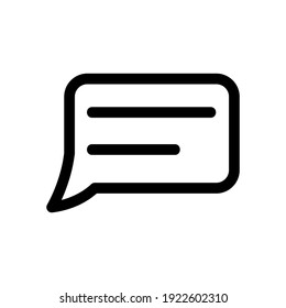 message icon or logo isolated sign symbol vector illustration - high quality black style vector icons
