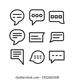 message icon or logo isolated sign symbol vector illustration - Collection of high quality black style vector icons
