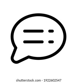 icono de mensaje o logotipo símbolo de signo aislado ilustración vectorial - iconos vectoriales de estilo negro de alta calidad
