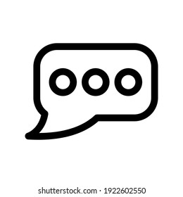 message icon or logo isolated sign symbol vector illustration - high quality black style vector icons
