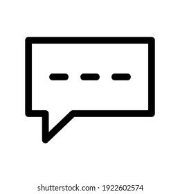 message icon or logo isolated sign symbol vector illustration - high quality black style vector icons
