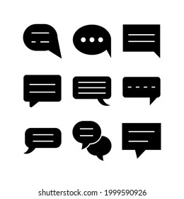 message icon or logo isolated sign symbol vector illustration - Collection of high quality black style vector icons
