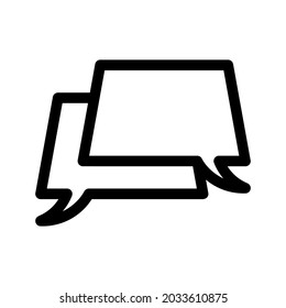 icono de mensaje o logotipo símbolo de signo aislado ilustración vectorial - iconos vectoriales de estilo negro de alta calidad
