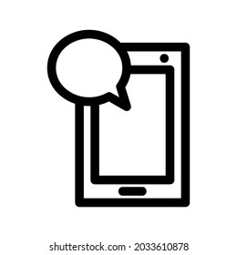 icono de mensaje o logotipo símbolo de signo aislado ilustración vectorial - iconos vectoriales de estilo negro de alta calidad
