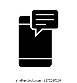 icono de mensaje o logotipo símbolo de signo aislado ilustración vectorial - iconos vectoriales de estilo negro de alta calidad
