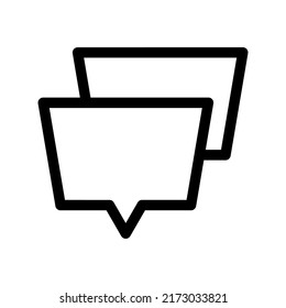 message icon or logo isolated sign symbol vector illustration - high quality black style vector icons
