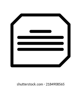 icono de mensaje o logotipo símbolo de signo aislado ilustración vectorial - iconos vectoriales de estilo negro de alta calidad
