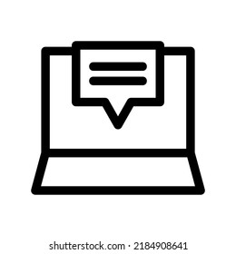 icono de mensaje o logotipo símbolo de signo aislado ilustración vectorial - iconos vectoriales de estilo negro de alta calidad
