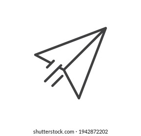 Message Icon. Logo Vector. Paper plane icon