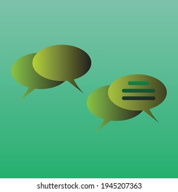 message icon for the mobile application