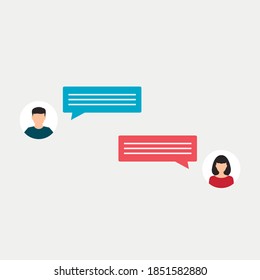 Message Icon. Mobile phone  chat sign vector