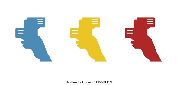 icono de mensaje en el teléfono, concepto de alerta, ilustración vectorial