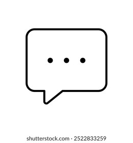 Icono de mensaje sobre fondo transparente