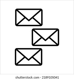 message icon on white background