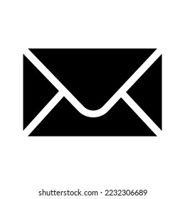 Message icon on white background