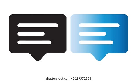  message icon set. Notification, message or email vector illustration eps 10