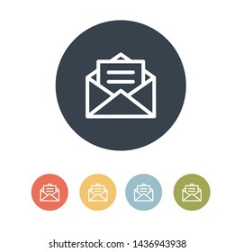 Message icon set symbol vector