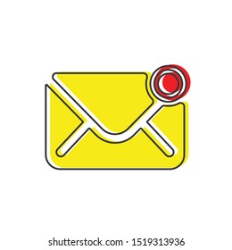 Message Icon Set For Telecomunication. Comunication Symbol Design