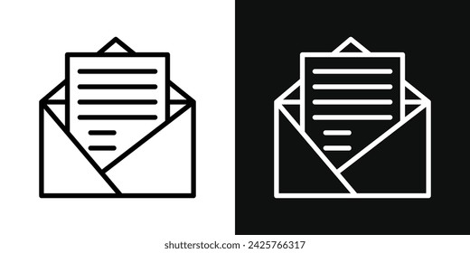 Conjunto de iconos de mensaje. Ilustración de vector