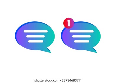 conjuntos de iconos de mensajes con cualquier notificación