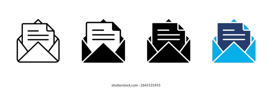 Message icon sheet multiple style collection