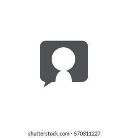 message icon. sign design