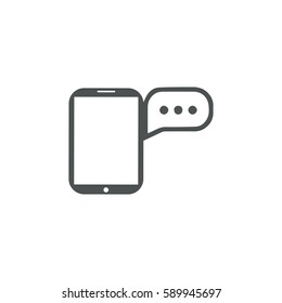 message icon. sign design