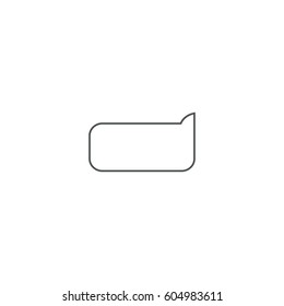 message icon. sign design