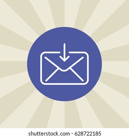 message icon. sign design. background
