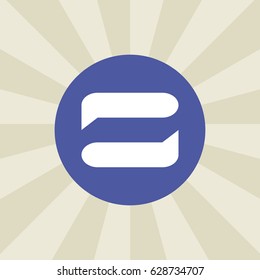 message icon. sign design. background