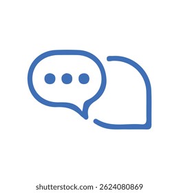 Message icon sign vector. Chat icon set, bubble speech icon for web, ui, and mobile apps. Vector Illustration eps 10
