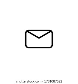 Message Icon simple logo template