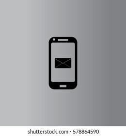 Message icon, sms vector illustration