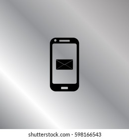 Message icon, sms vector illustration
