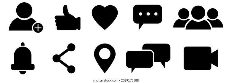 Message icon. Social conversation set. Telephone symbol. Speaker icon set. Information icon. Vector illustration. Stock image.