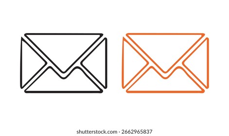 Ícone da mensagem ícone do estoque ilustração vetorial eps 10