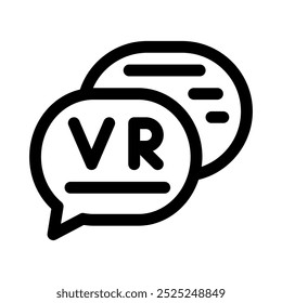 message icon with style outline